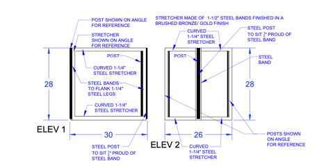 Beatrice Gates Interior table schematic